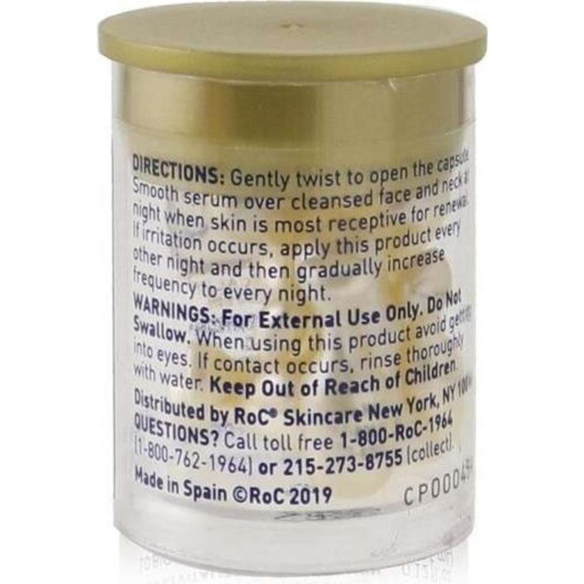 ROC Retinol Correxion Line Smoothing Night Serum Capsules 10x 3.5ml/0