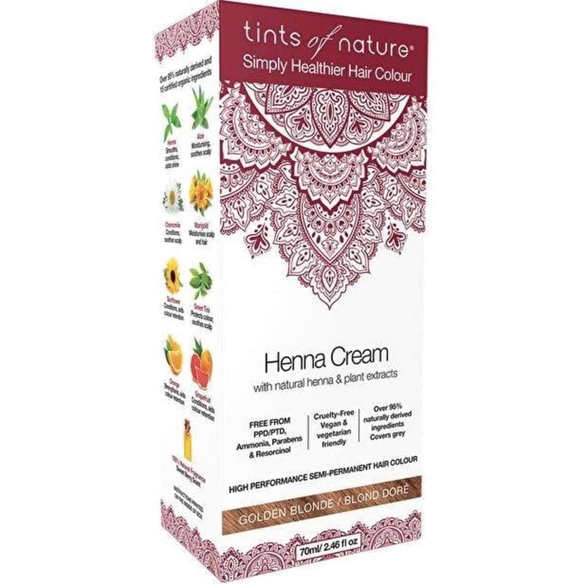 Tints of Nature Henna Cream (SemiPermanent Hair Colour) Golden Blonde