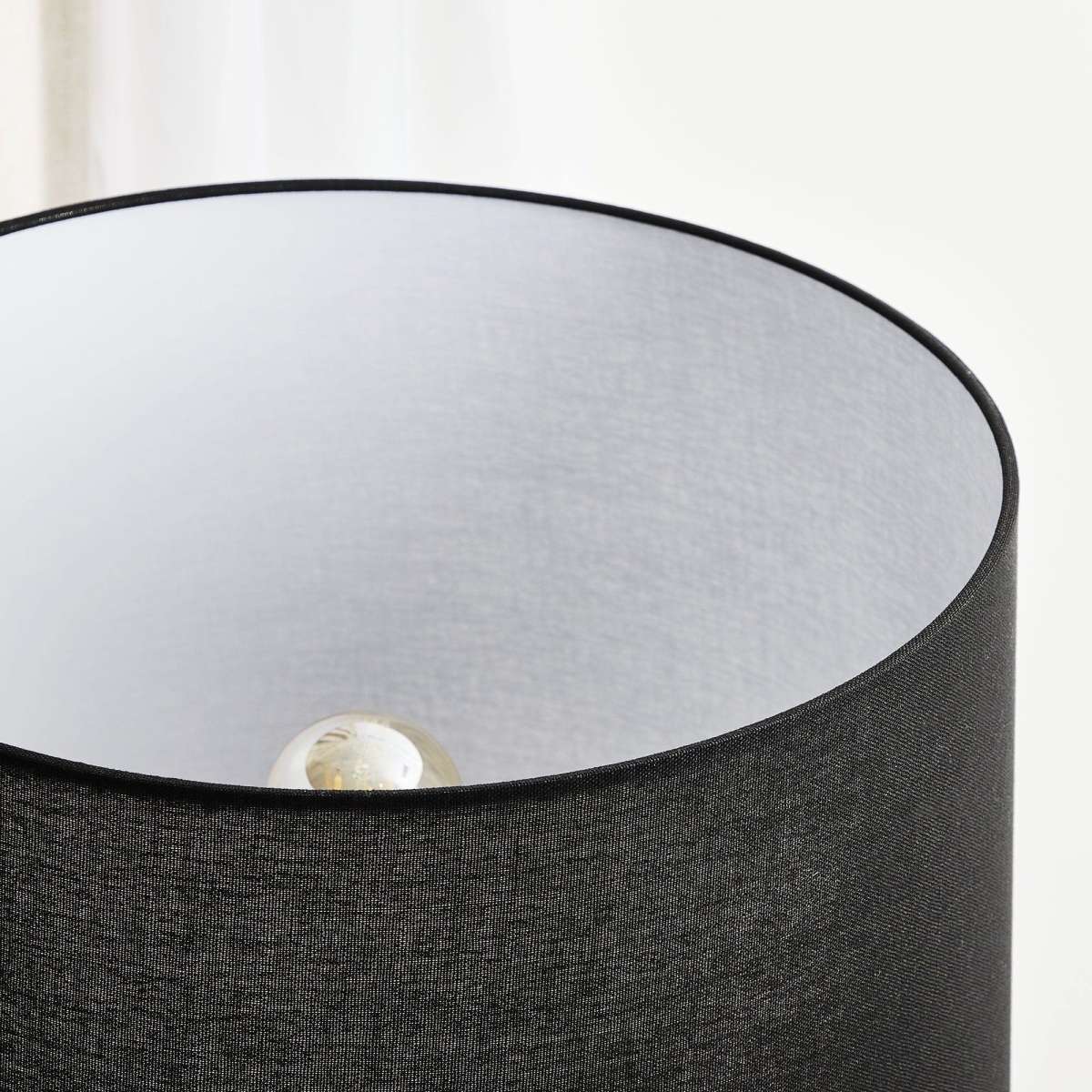 Cooper & Co. 62cm Logan Modern Ceramic Table Lamp Light Grey Woolworths