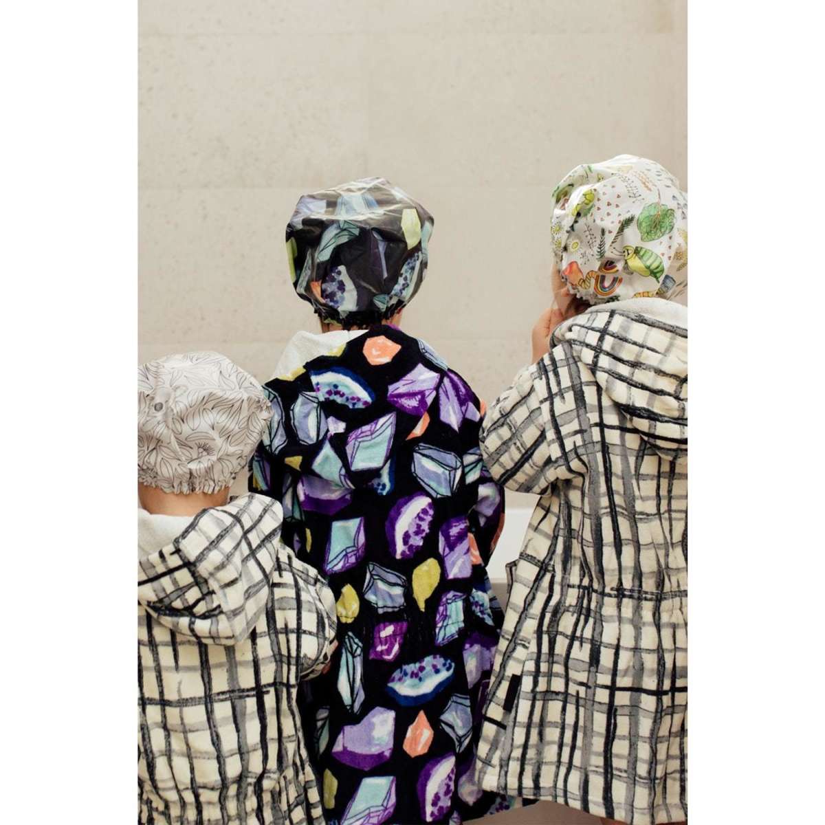 Marmalade Lion Modern Native Shower Cap Childrens Woolworths