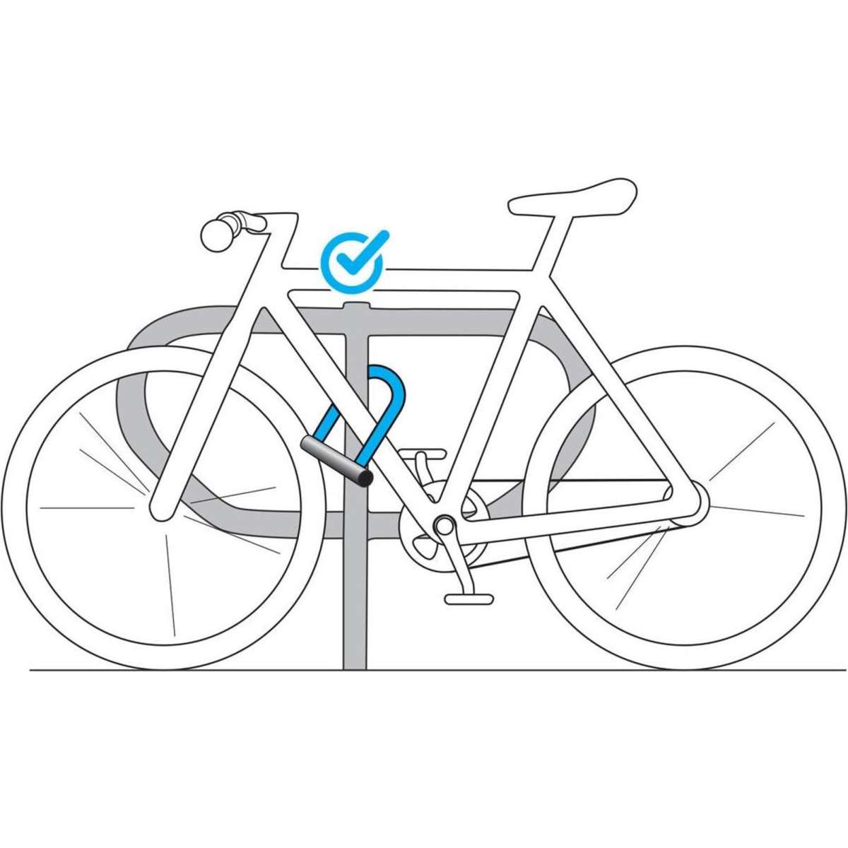 DECATHLON ELOPS 500 Bike U Lock Woolworths