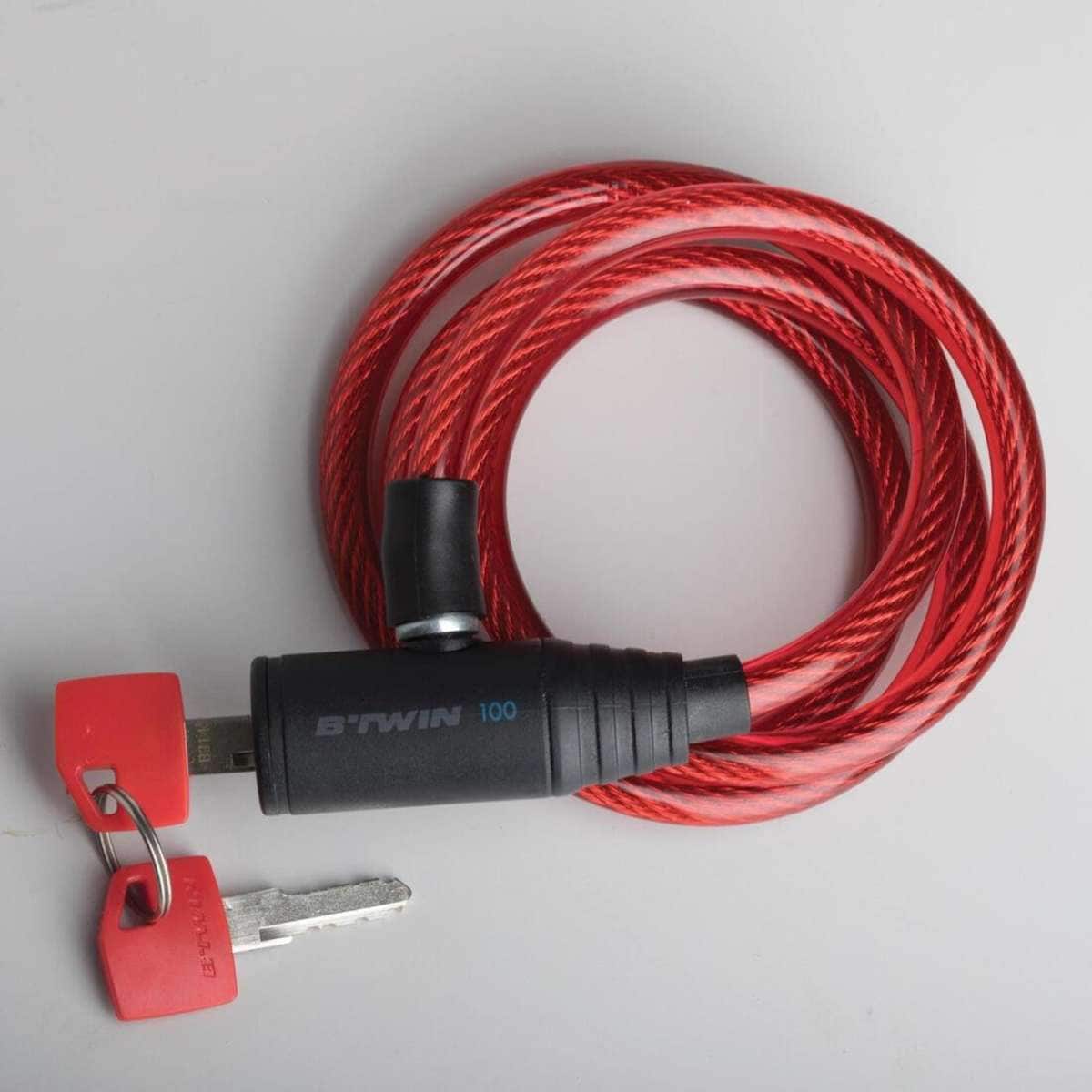 DECATHLON ELOPS 100 Accessories Cable Bike Lock TriPack Woolworths