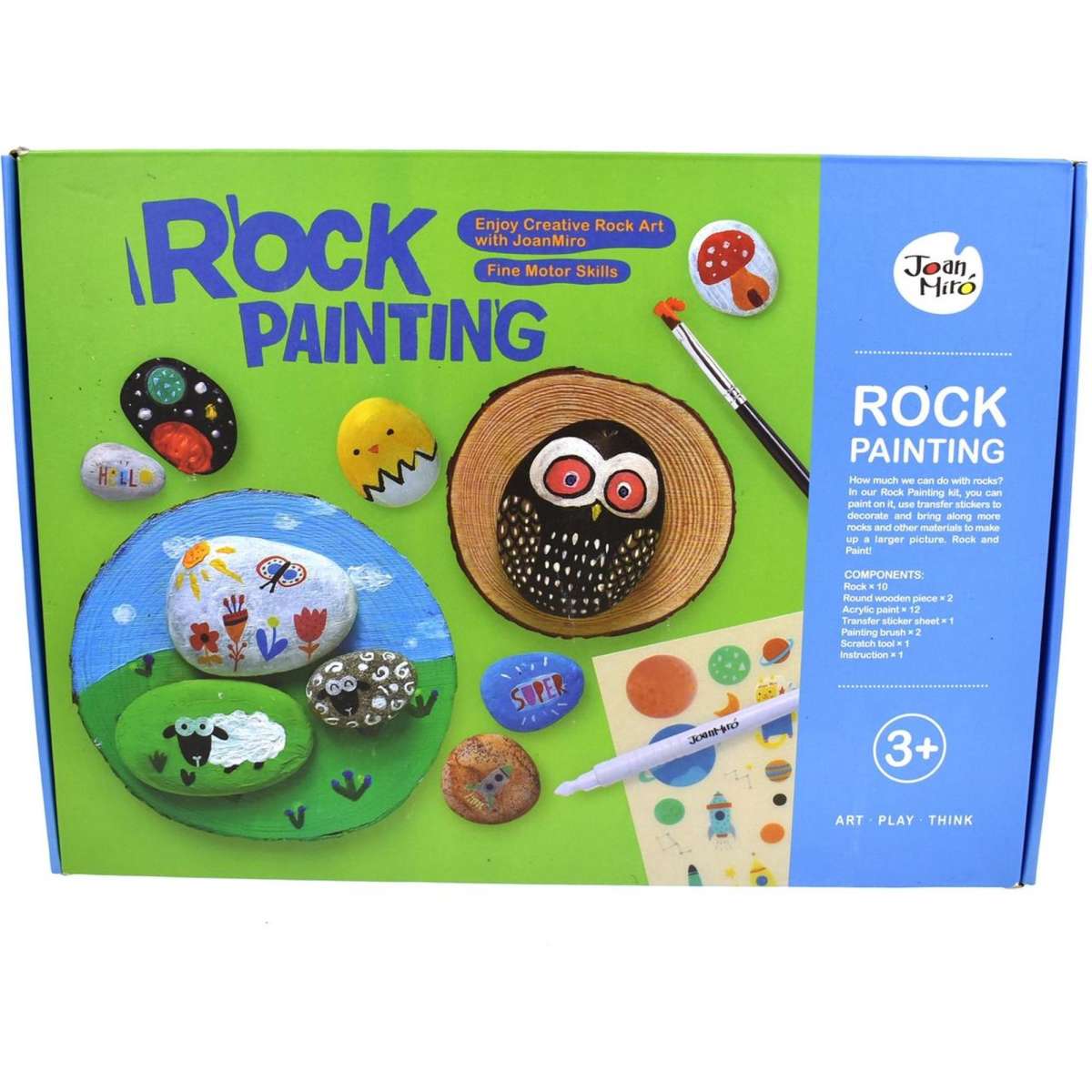 Jar Melo Rock Painting Craft Kit Kids 3y+ Woolworths