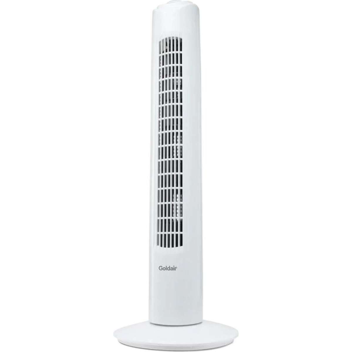 Goldair Floor Oscillating Tower Fan White 82cm 45W | Woolworths