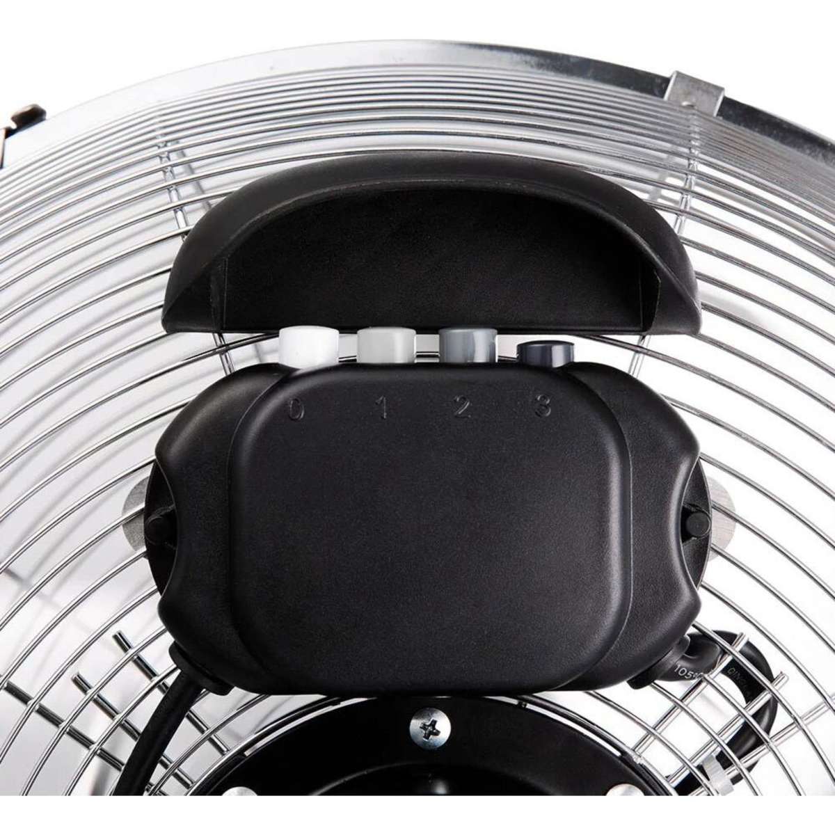 Goldair High Velocity Metal Floor Fan Chrome 40cm Woolworths