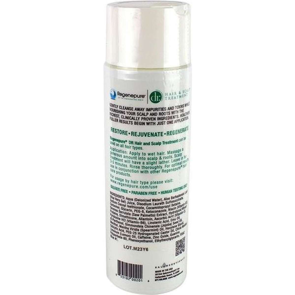 Regenepure Dr Hair & Scalp Treatment 224ml/8oz Woolworths