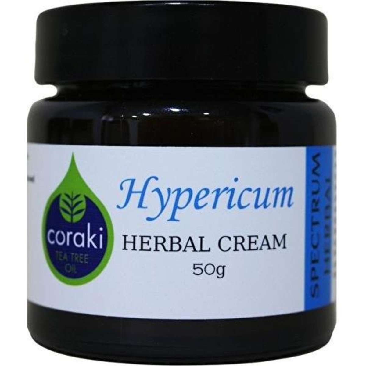 Spectrum Herbal Herbal Cream Hypericum With Coraki Tea Tree Oil 50g