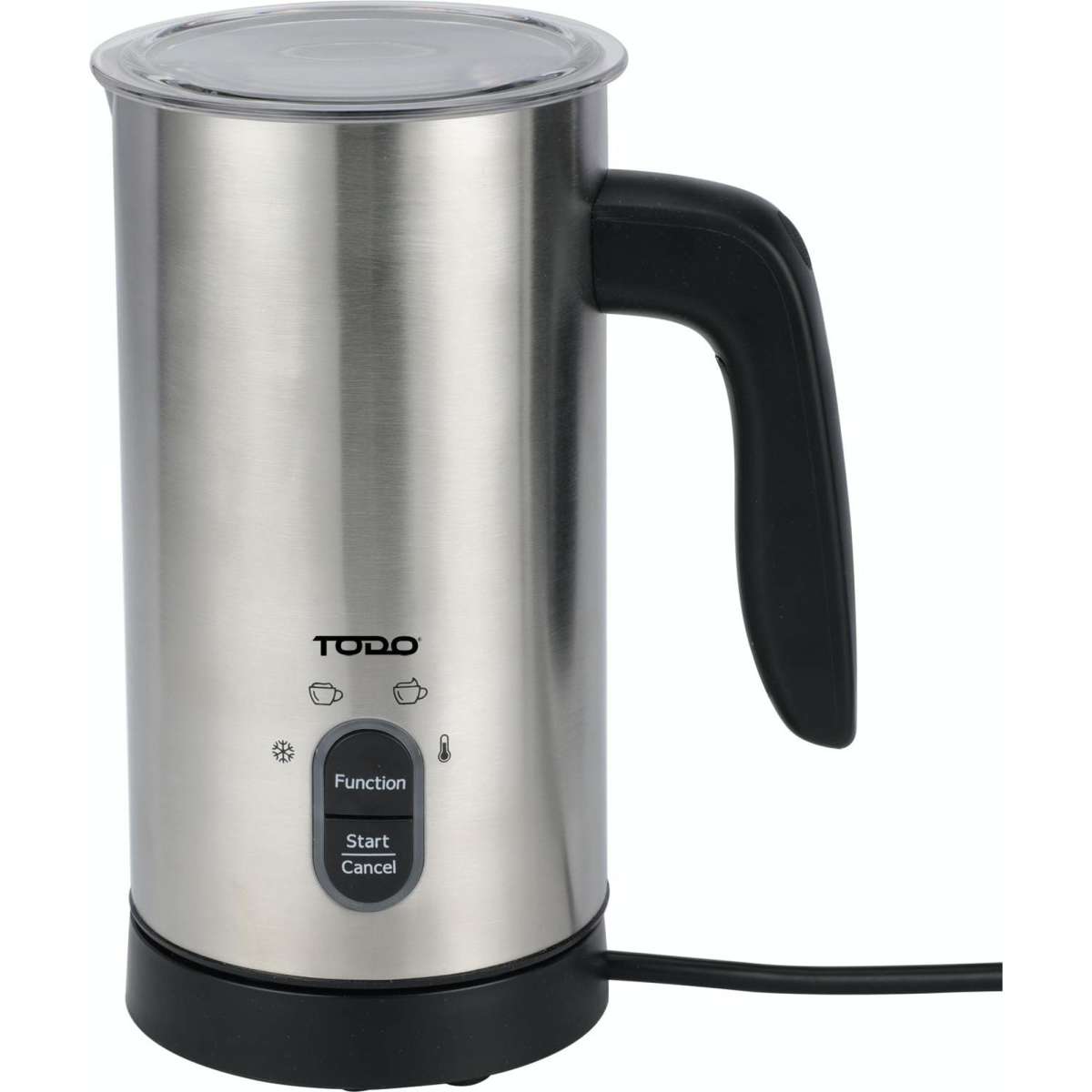 TODO Milk Frother Hot and Cold Stainless Steel Coffee Milk Foam Maker