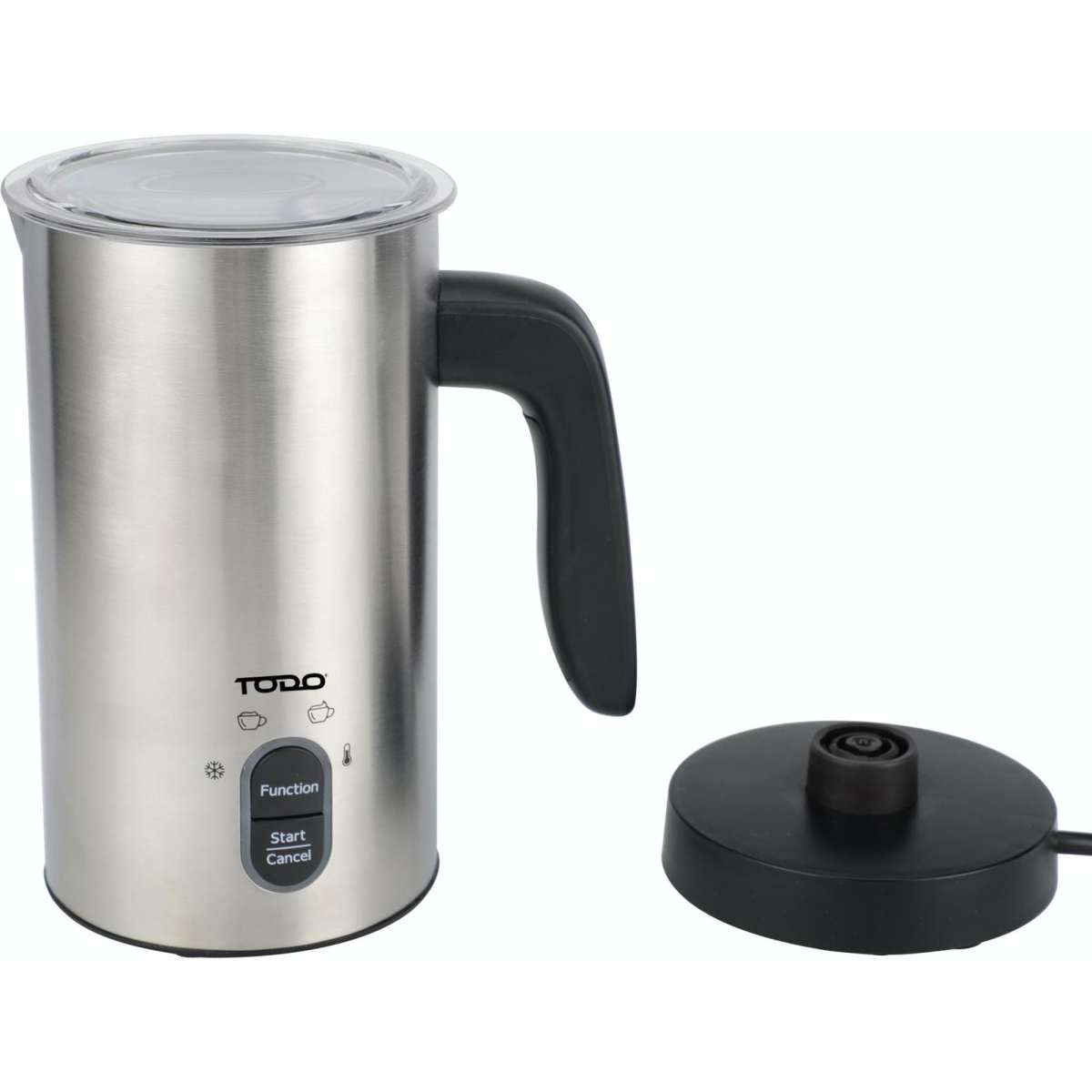 TODO Milk Frother Hot and Cold Stainless Steel Coffee Milk Foam Maker