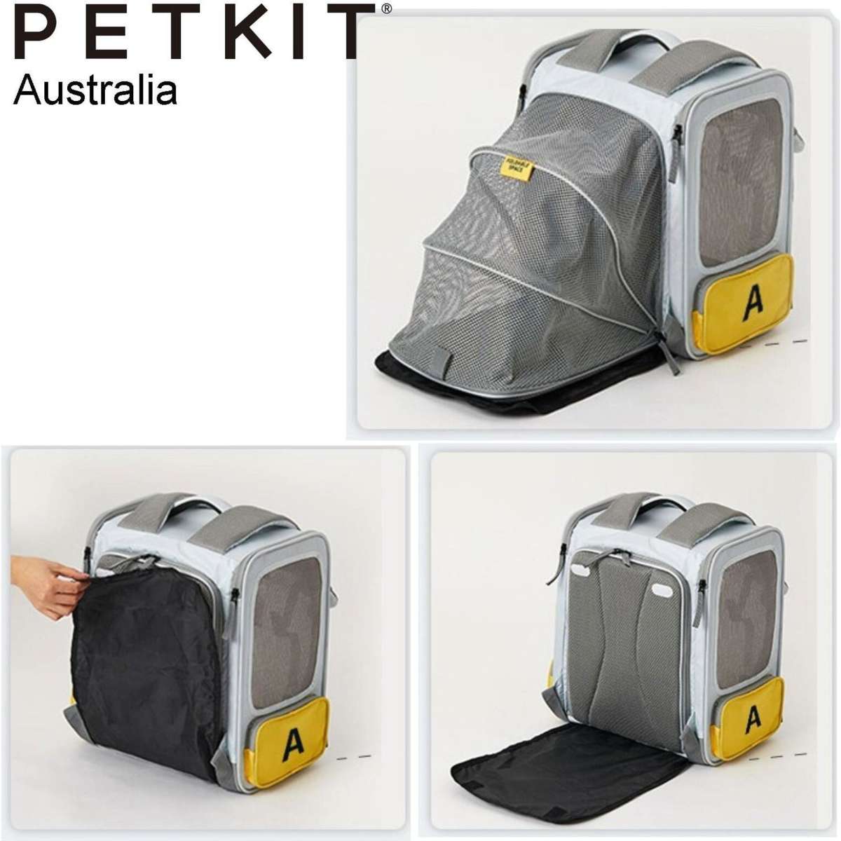 Petkit Breezy Xzone Pet Carrier Grey Woolworths