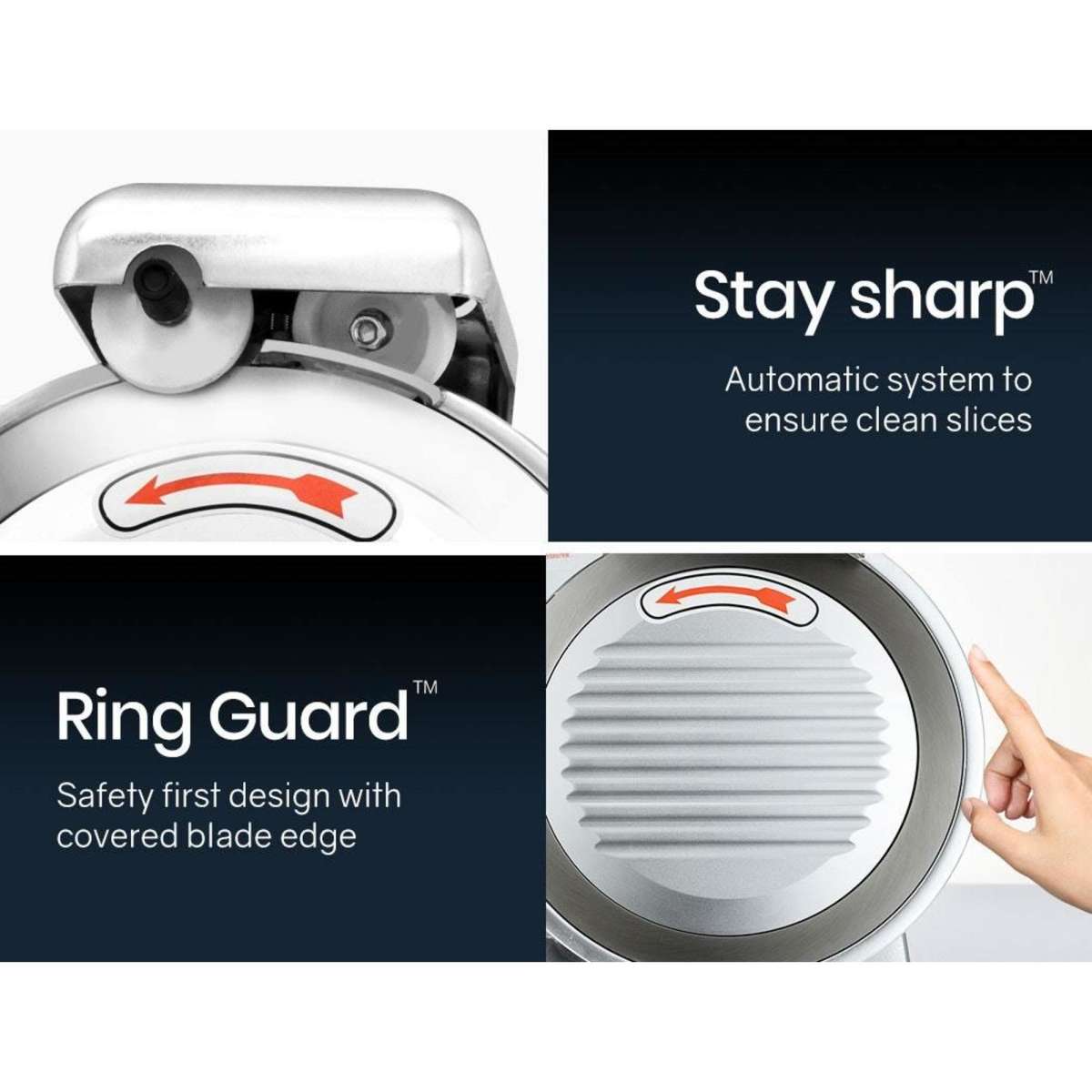 Eurochef Commercial Meat Slicer 8 Inch Food Cutter Electric Deli