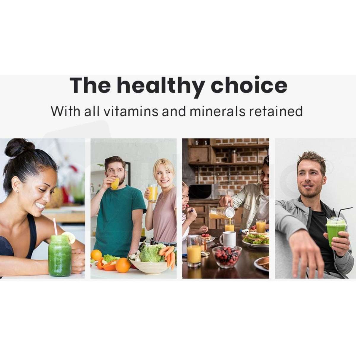 Eurochef Cold Press Slow Juicer with Sorbet function, Whole Fruit Chute