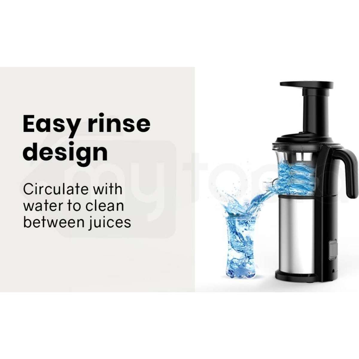Eurochef Cold Press Slow Juicer with Sorbet function, Whole Fruit Chute