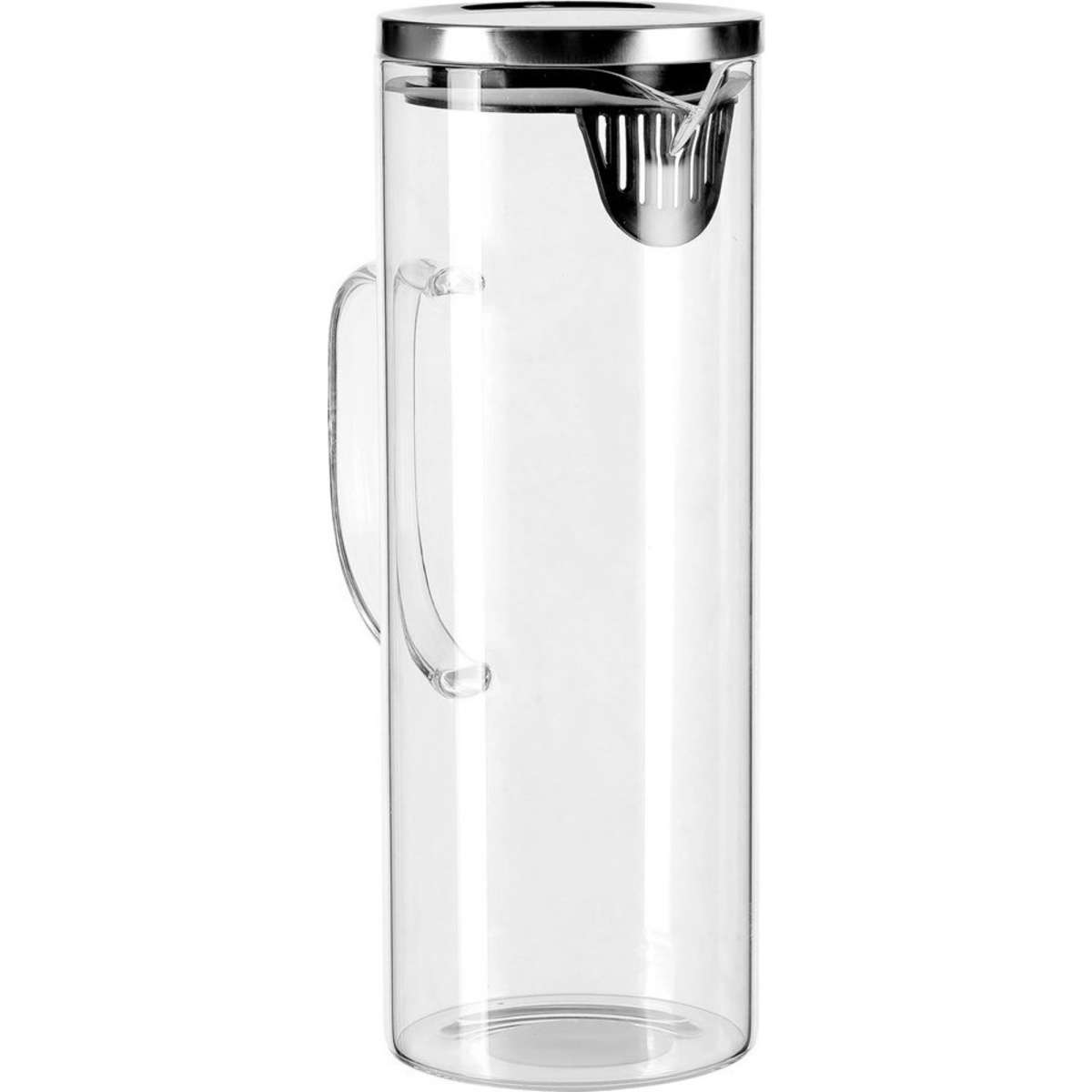 Lemon And Lime Glass Water Jug w/ Stainless Lid 2PK 1.8L Woolworths