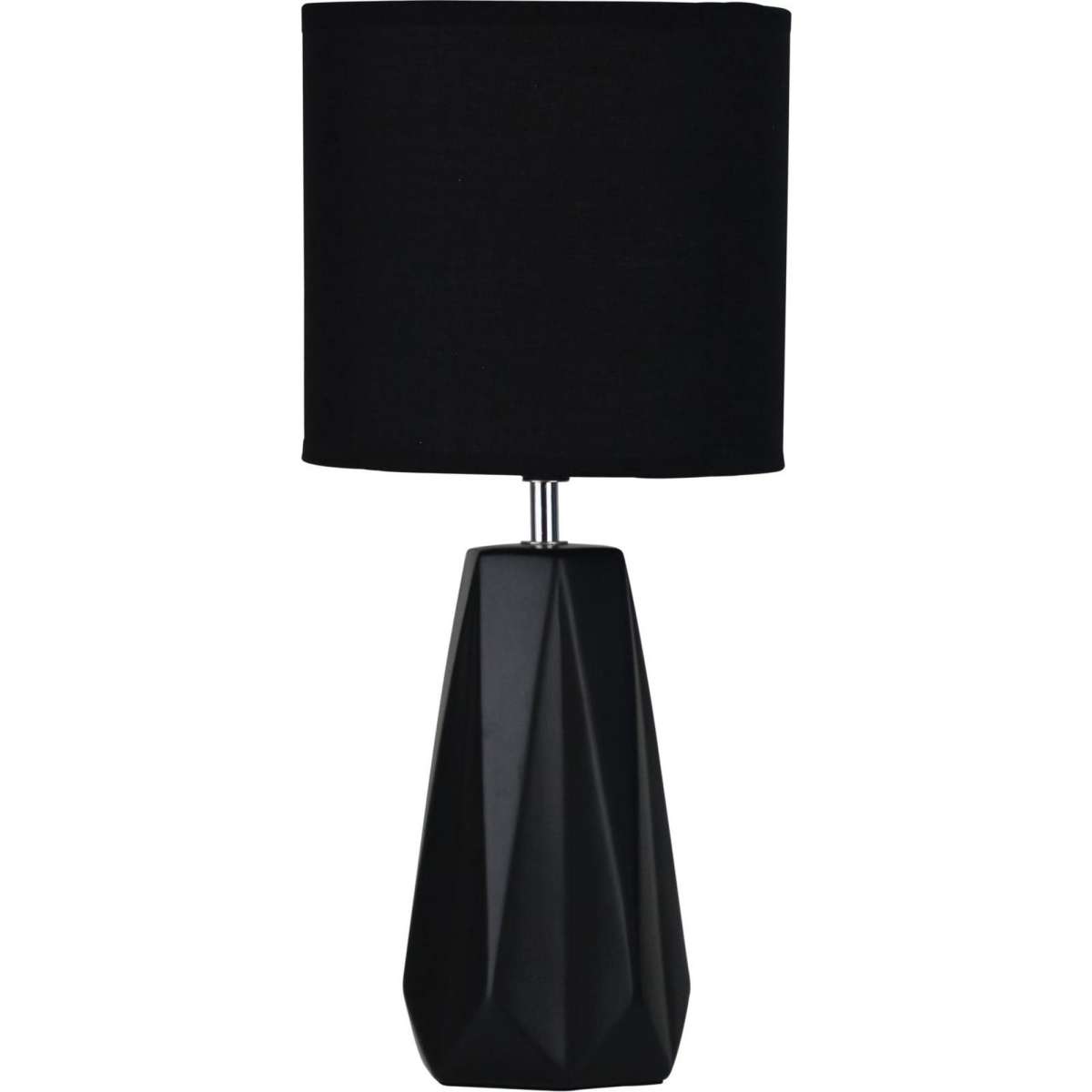 Large black deals ceramic lamp