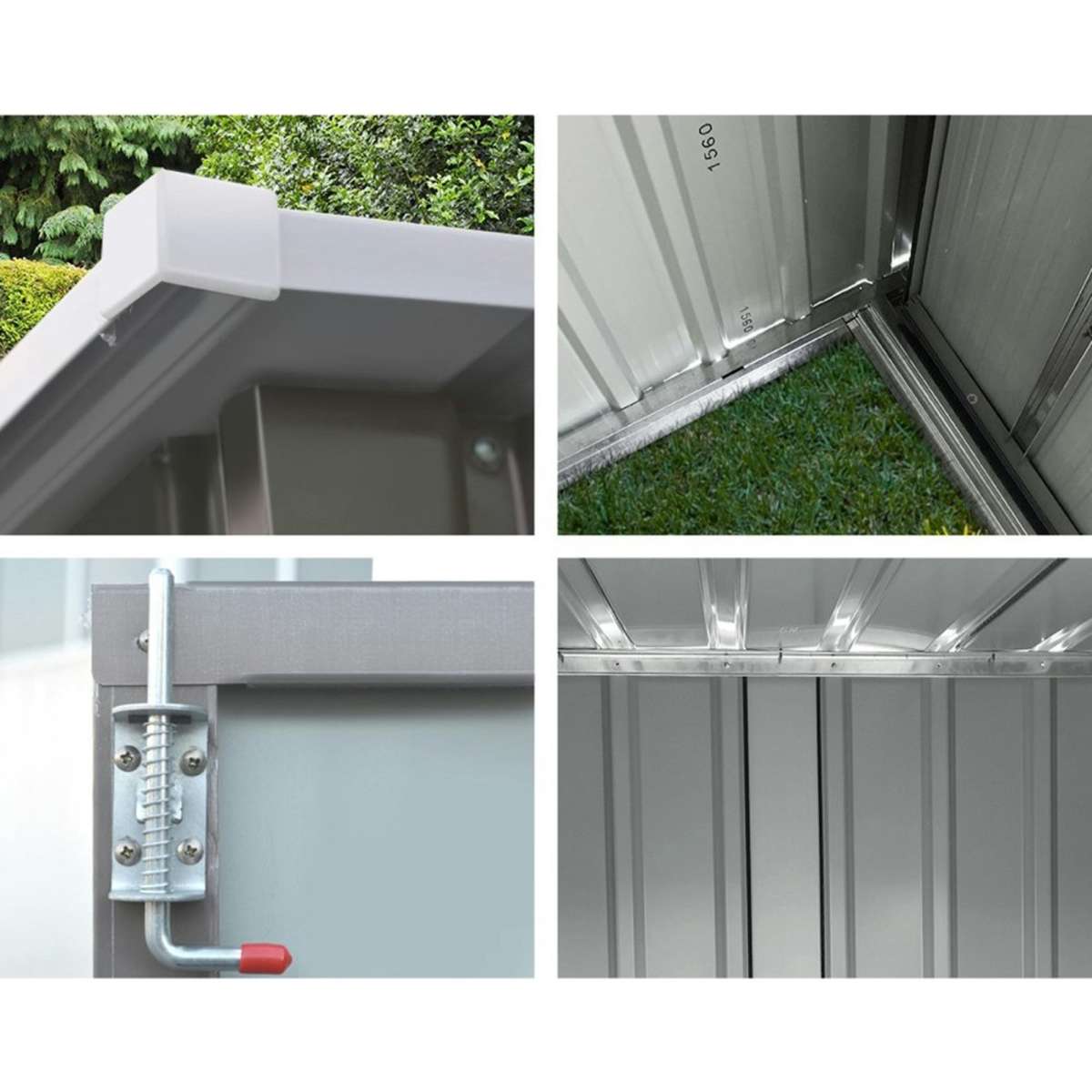 Giantz Garden Shed 2.31x1.31M Sheds Outdoor Storage Tool Metal