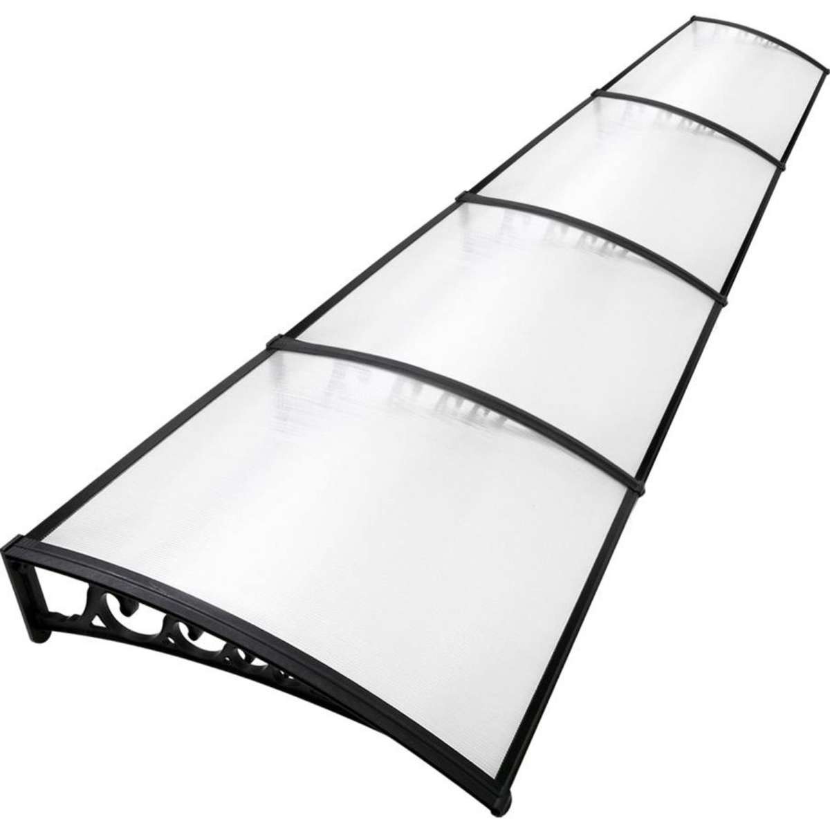 Instahut Window Door Awning? 1mx4m Transparent Hollow Sheet Plastic