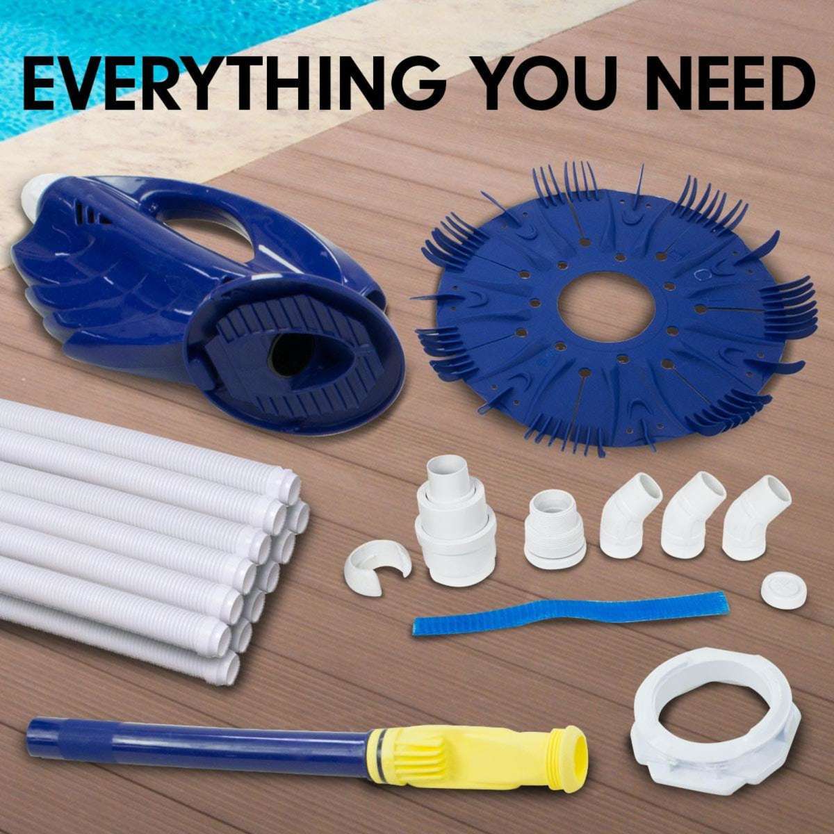 HydroActive Automatic Swimming Pool Vacuum Cleaner Leaf Eater ABS