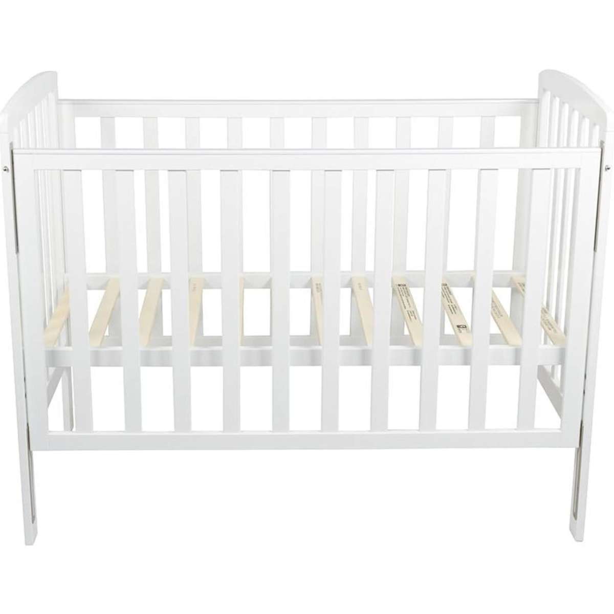Childcare Baby Newborn Solid Timber Cot With Slat Side Bristol Nursery