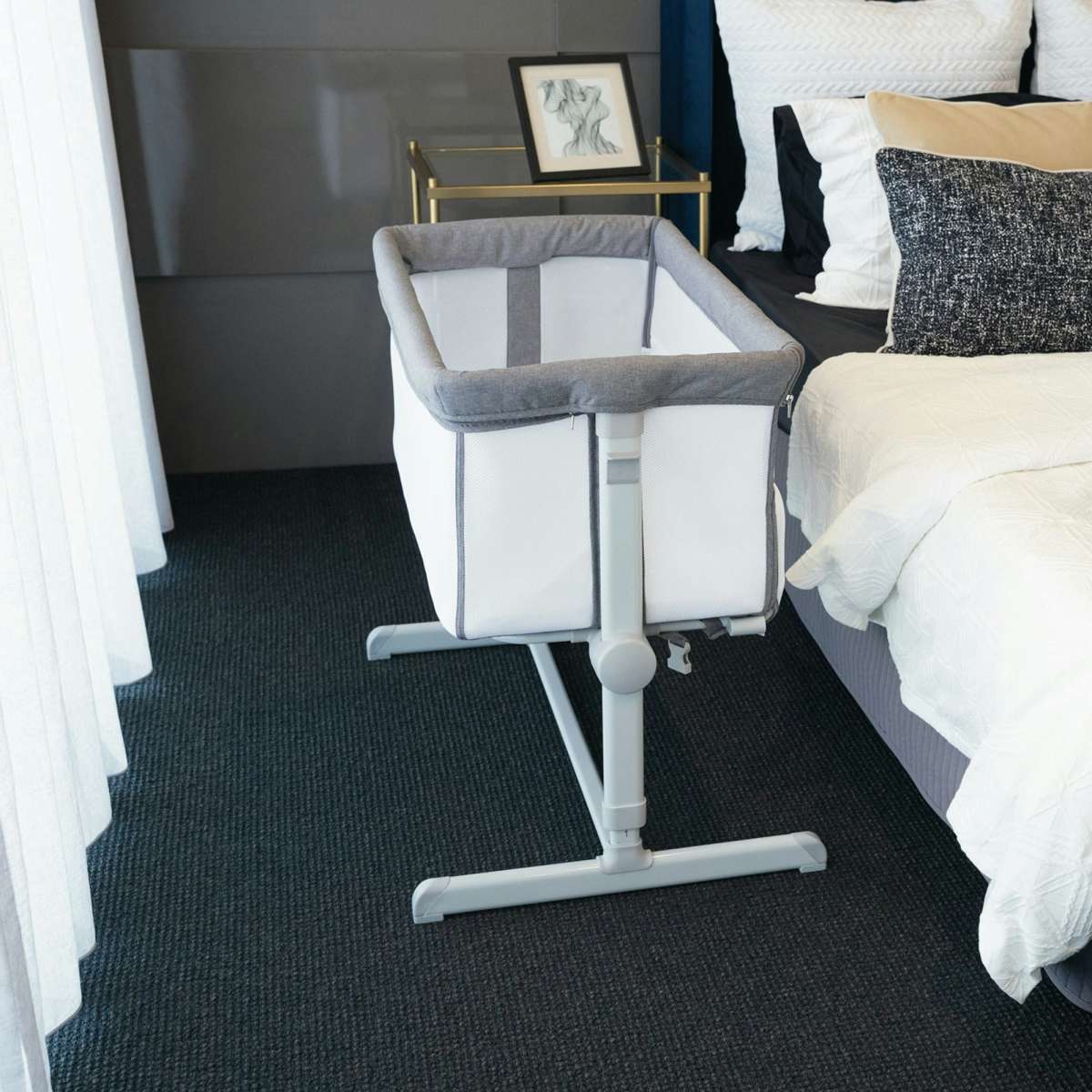 Childcare Comfortable Dusk Bedside Sleeper Baby CoSleeper