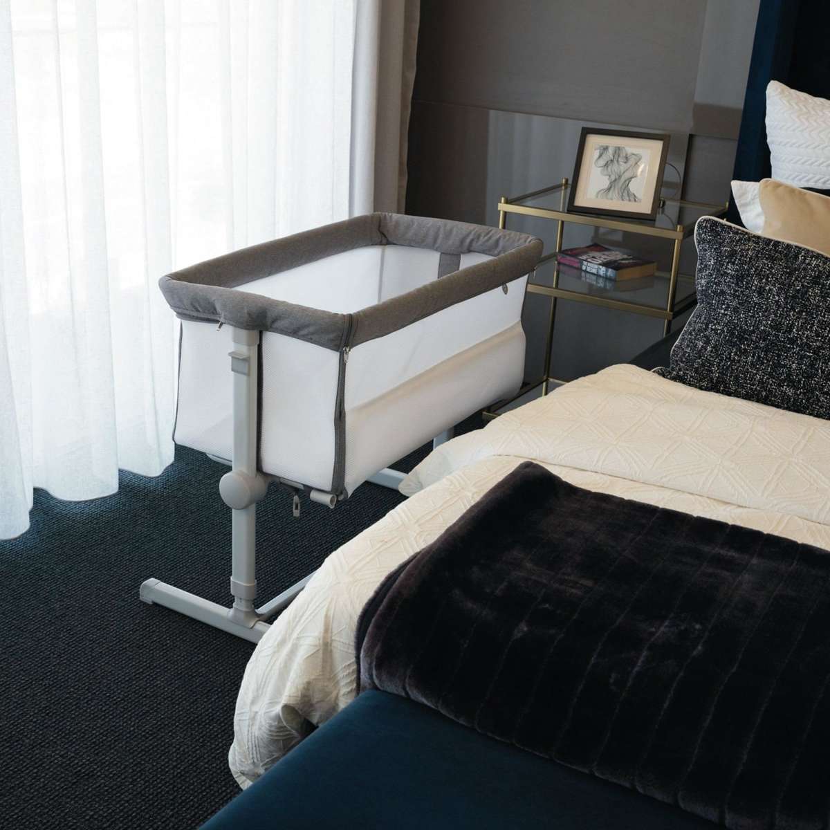 Childcare Comfortable Dusk Bedside Sleeper Baby CoSleeper