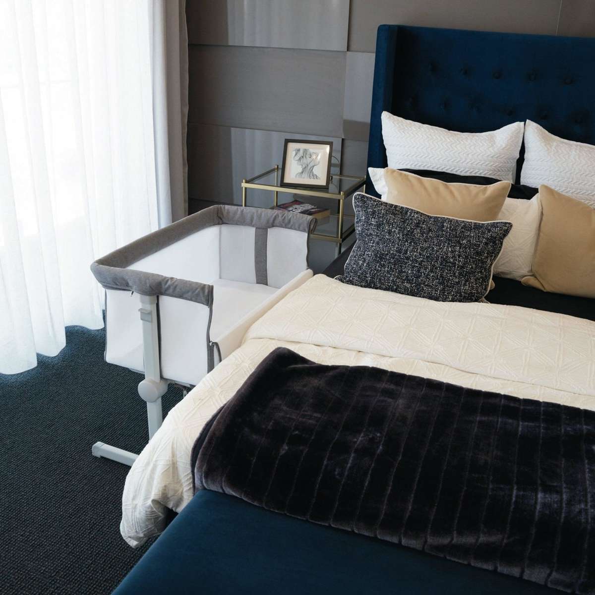 Childcare Comfortable Dusk Bedside Sleeper Baby CoSleeper