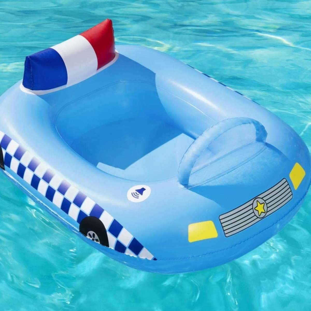 Bestway Funspeakers Police Car Baby Boat Float Woolworths