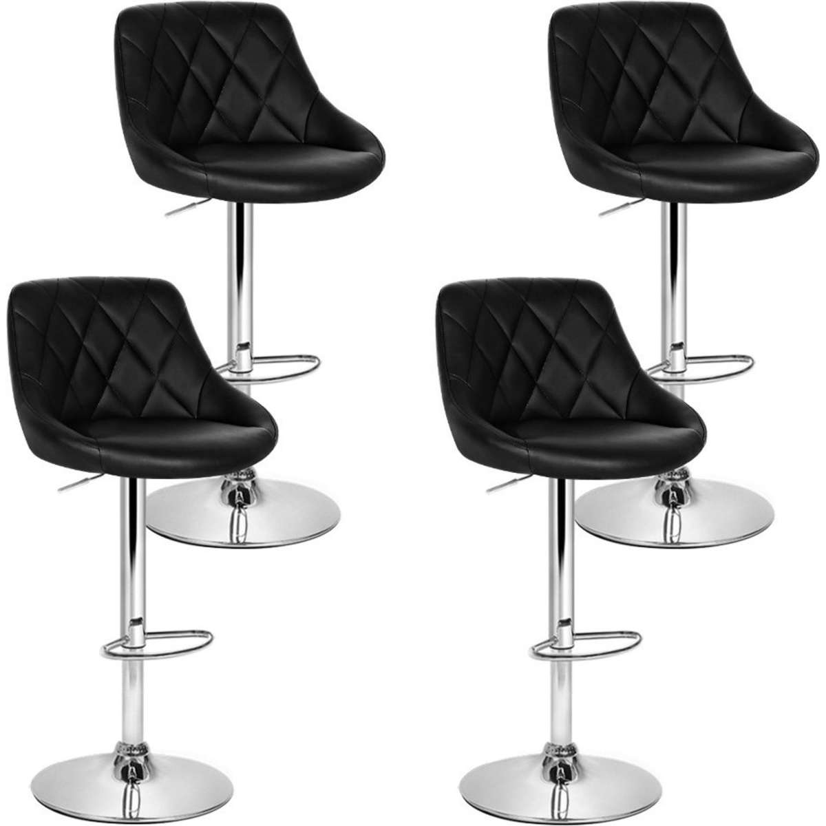 Artiss leather bar discount stools