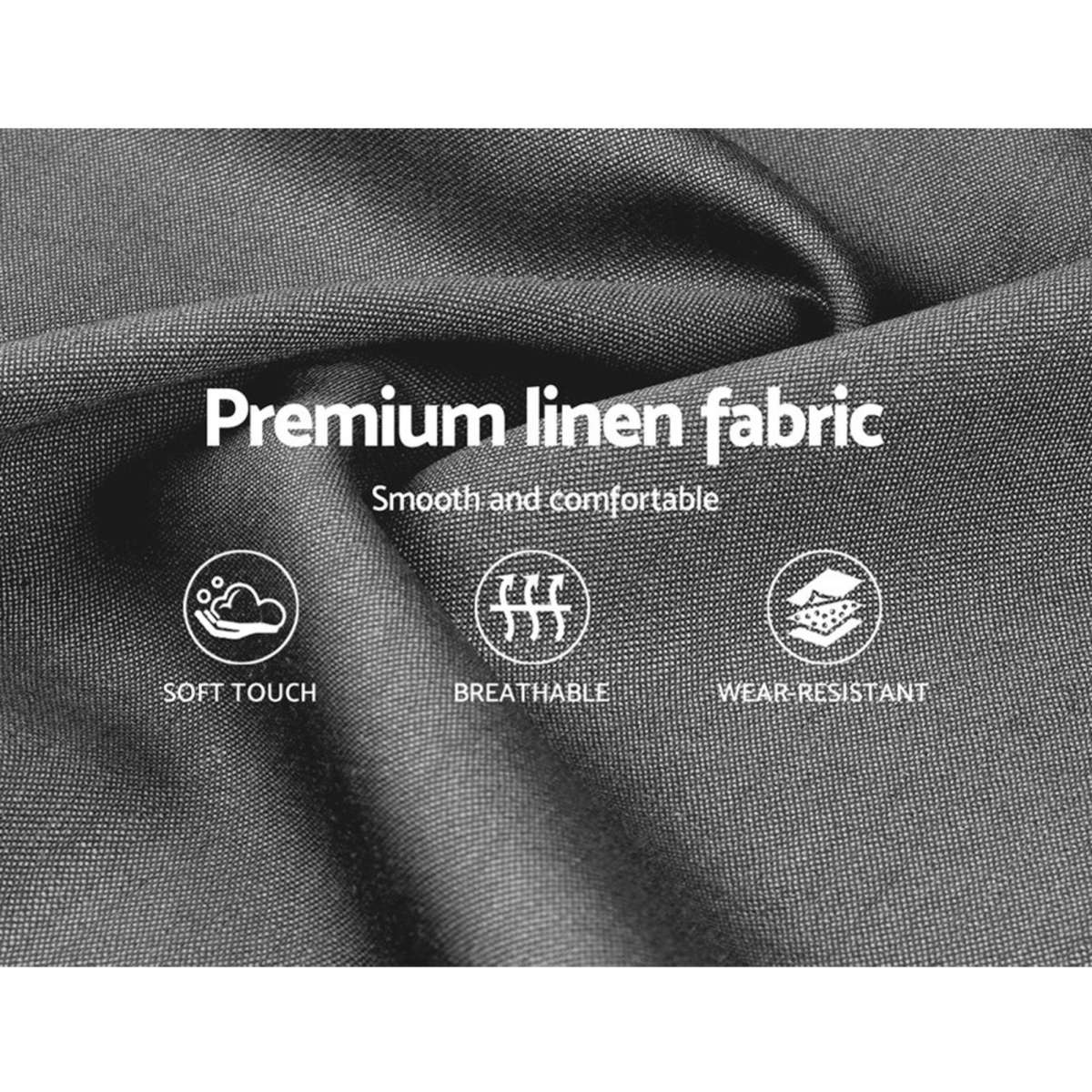 Artiss Bed Frame Double Size Gas Lift Base Grey TOKI Woolworths