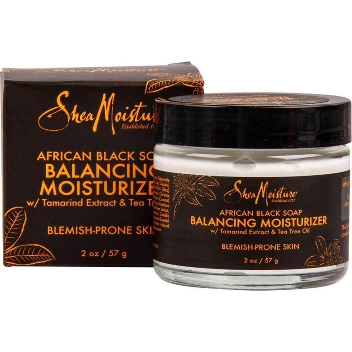 Shea Moisture African Black Soap Balancing Moisturizer 57g Woolworths