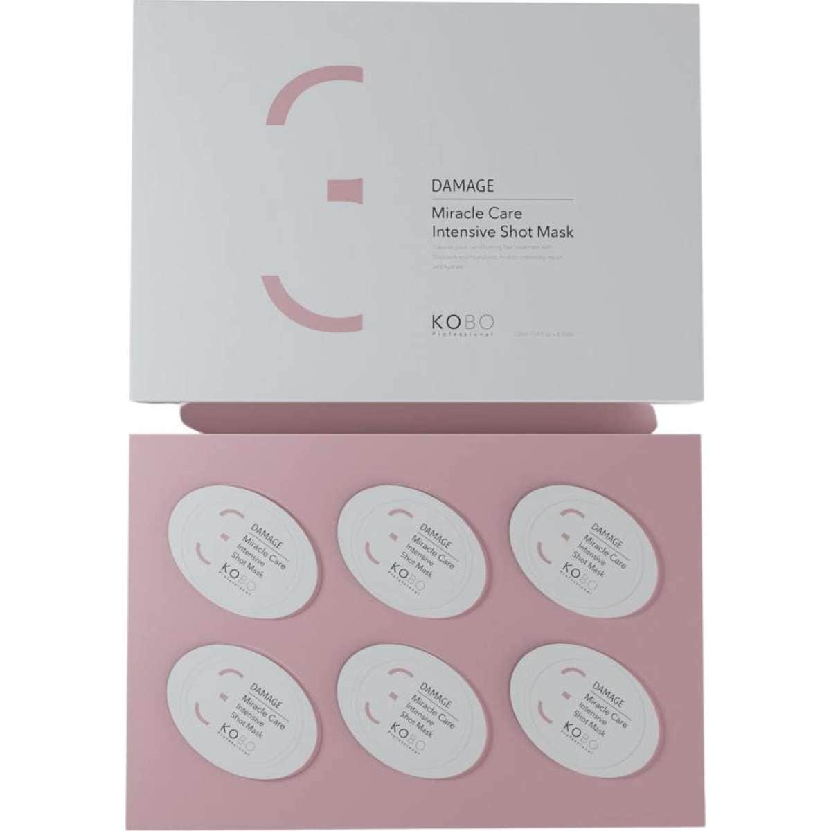 Kobo Damage Miracle Care Intensive Shot Mask 6x13ml Woolworths