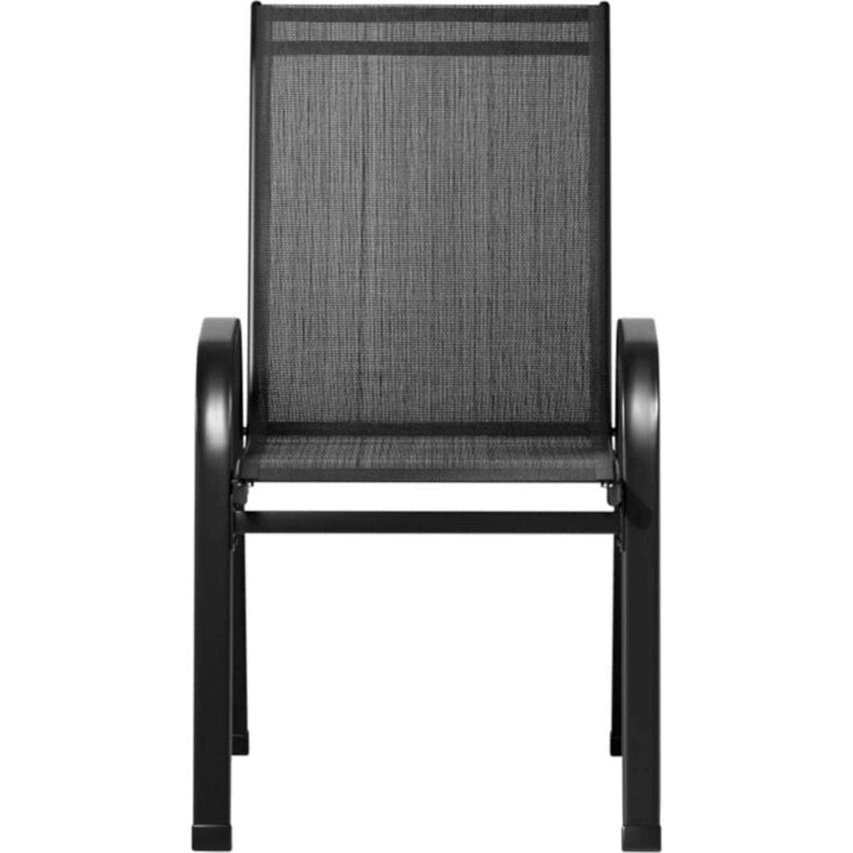 Gardeon 4X Stackable Outdoor Lounge Chairs Bistro Set Woolworths