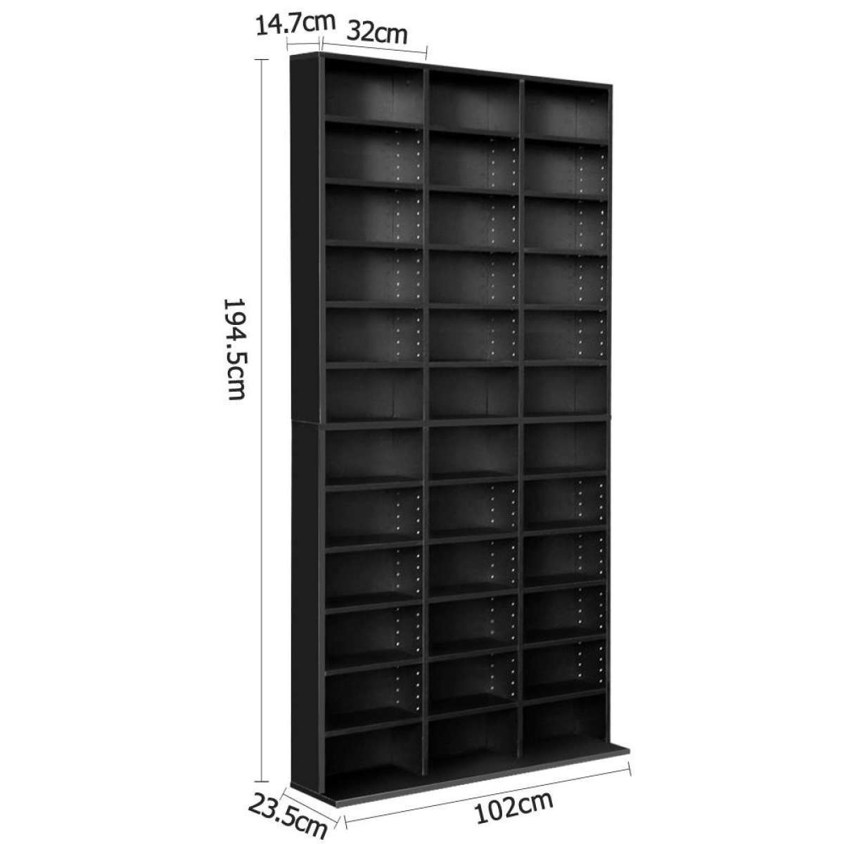 Artiss 528 DVD/1116 CD Storage Shelf Media Rack Stand Cupboard Book