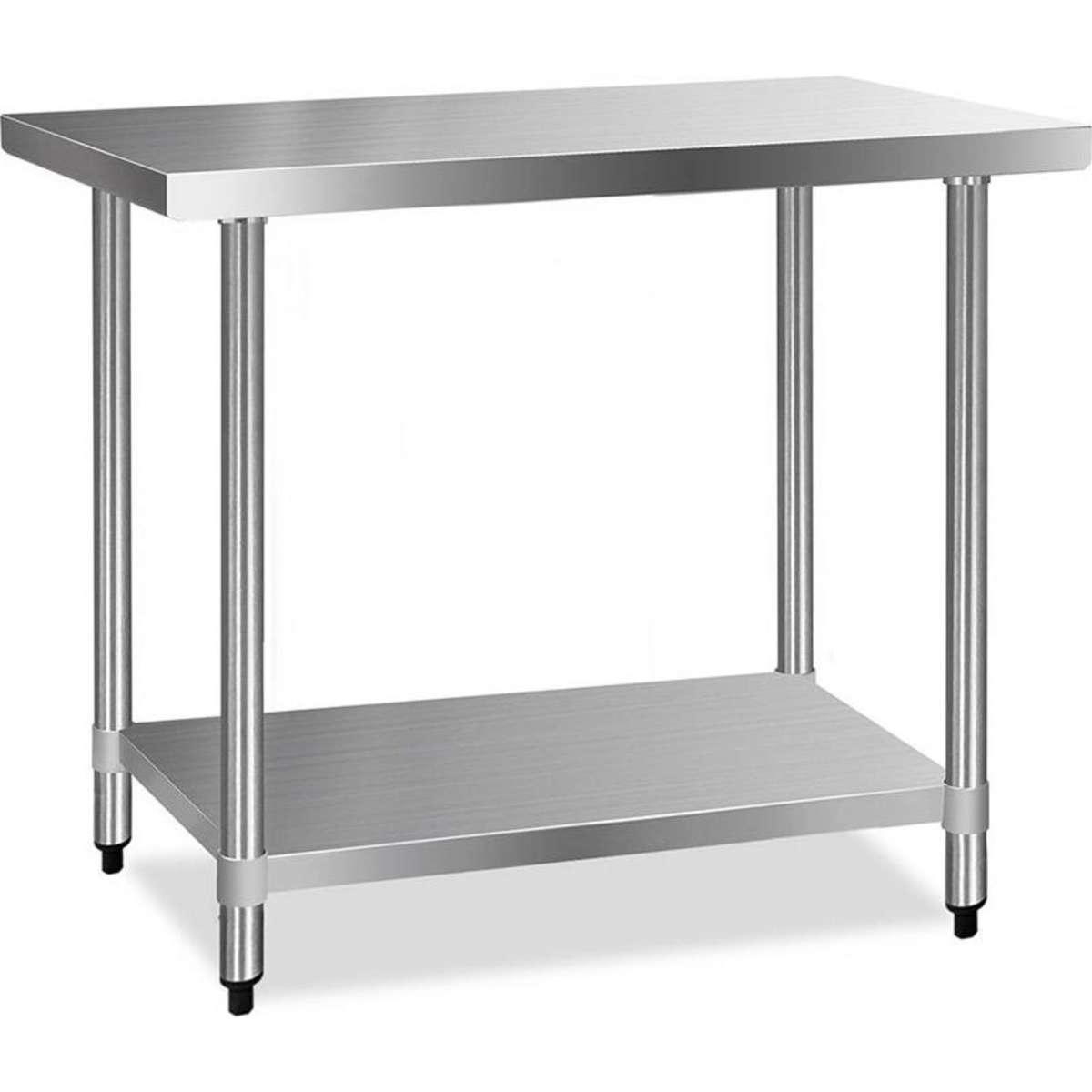 Cefito 1219x610mm Stainless Steel Kitchen Bench 430 | Woolworths