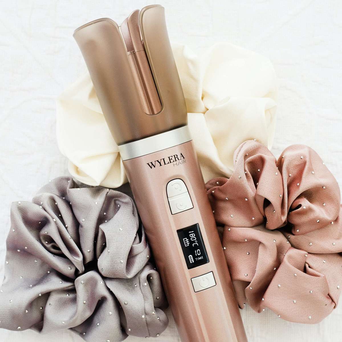 Wylera Hair Cordless Automatic Curler Dreamwave Ultra Rose Gold