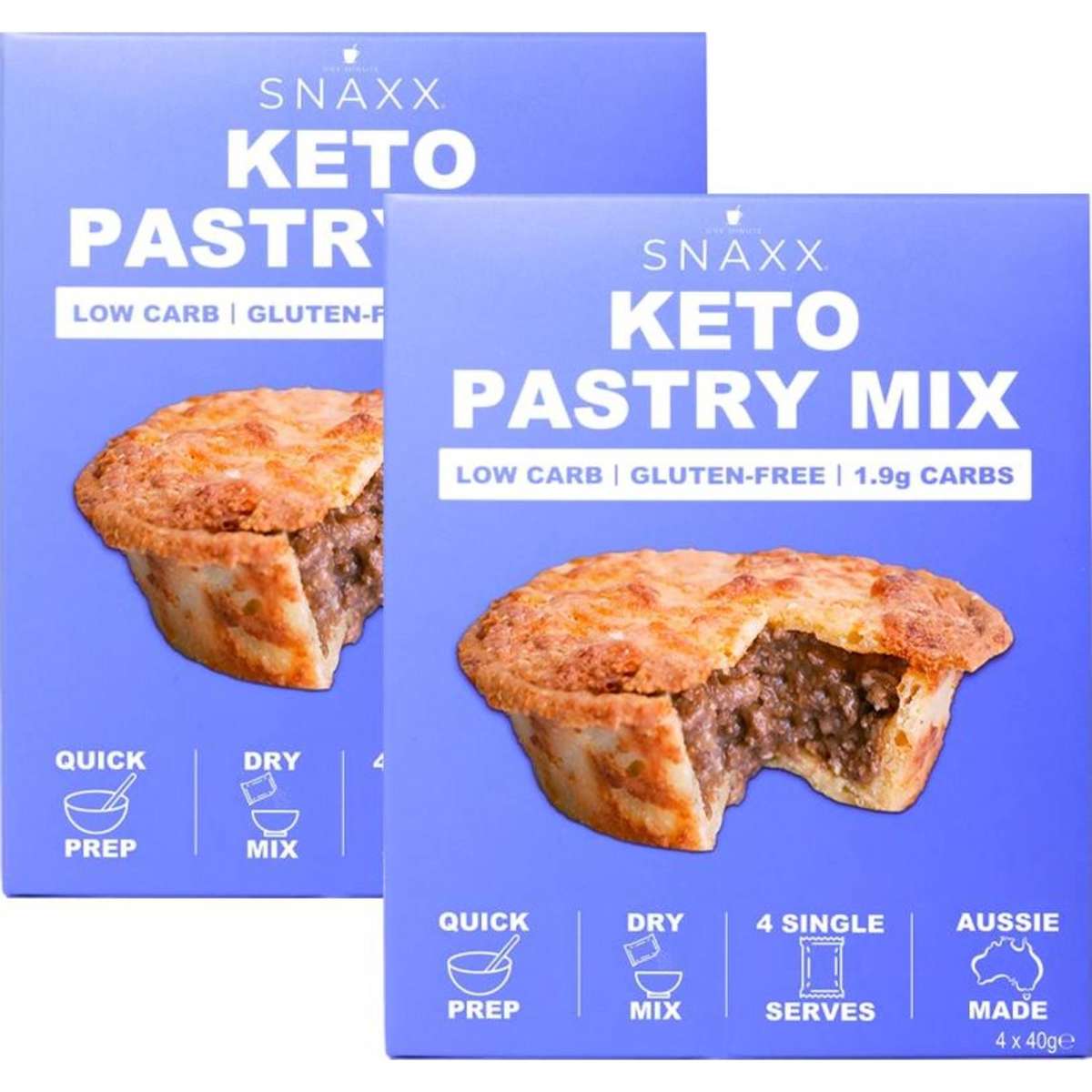 SNAXX Keto Pastry Mix 4 Pack Bundle x 2 Woolworths