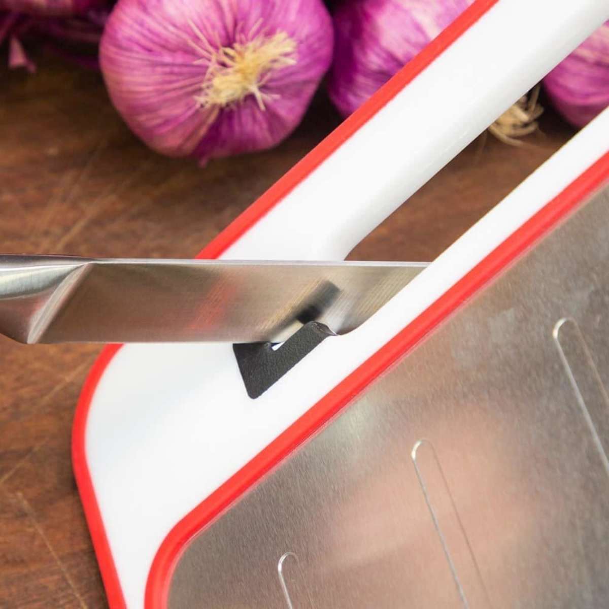 Kleva Chop and Thaw Defrosting Tray, Chopping Board, Knife Sharpener