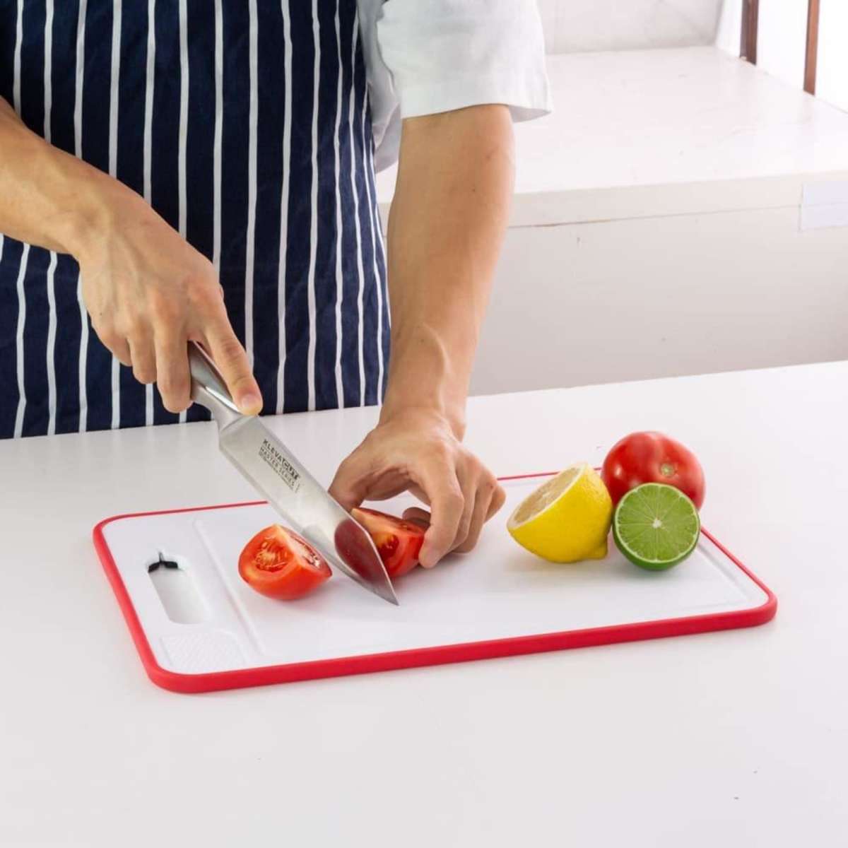 Kleva Chop and Thaw Defrosting Tray, Chopping Board, Knife Sharpener