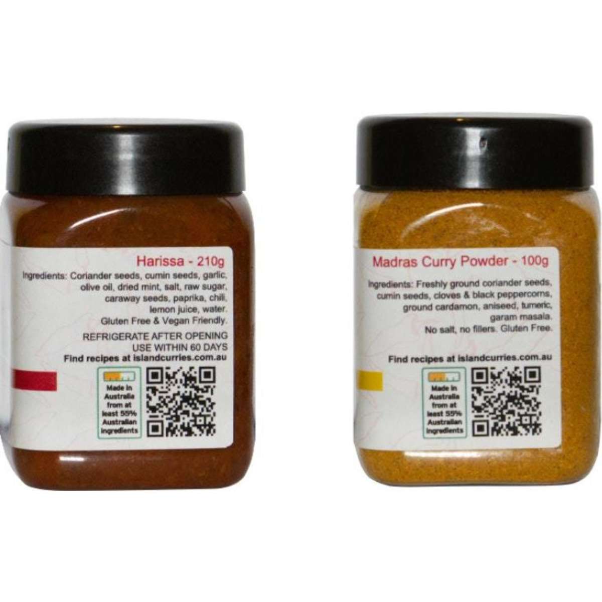 Island Curries Curry Jars No.3 Harissa Gluten Free Curry Paste Paste
