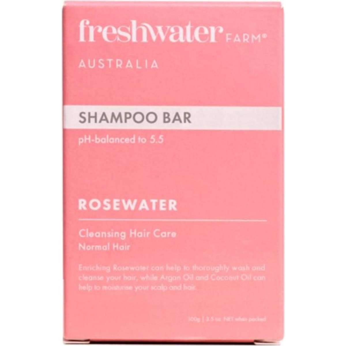 Freshwater Farm Rosewater Shampoo Bar 100g Woolworths
