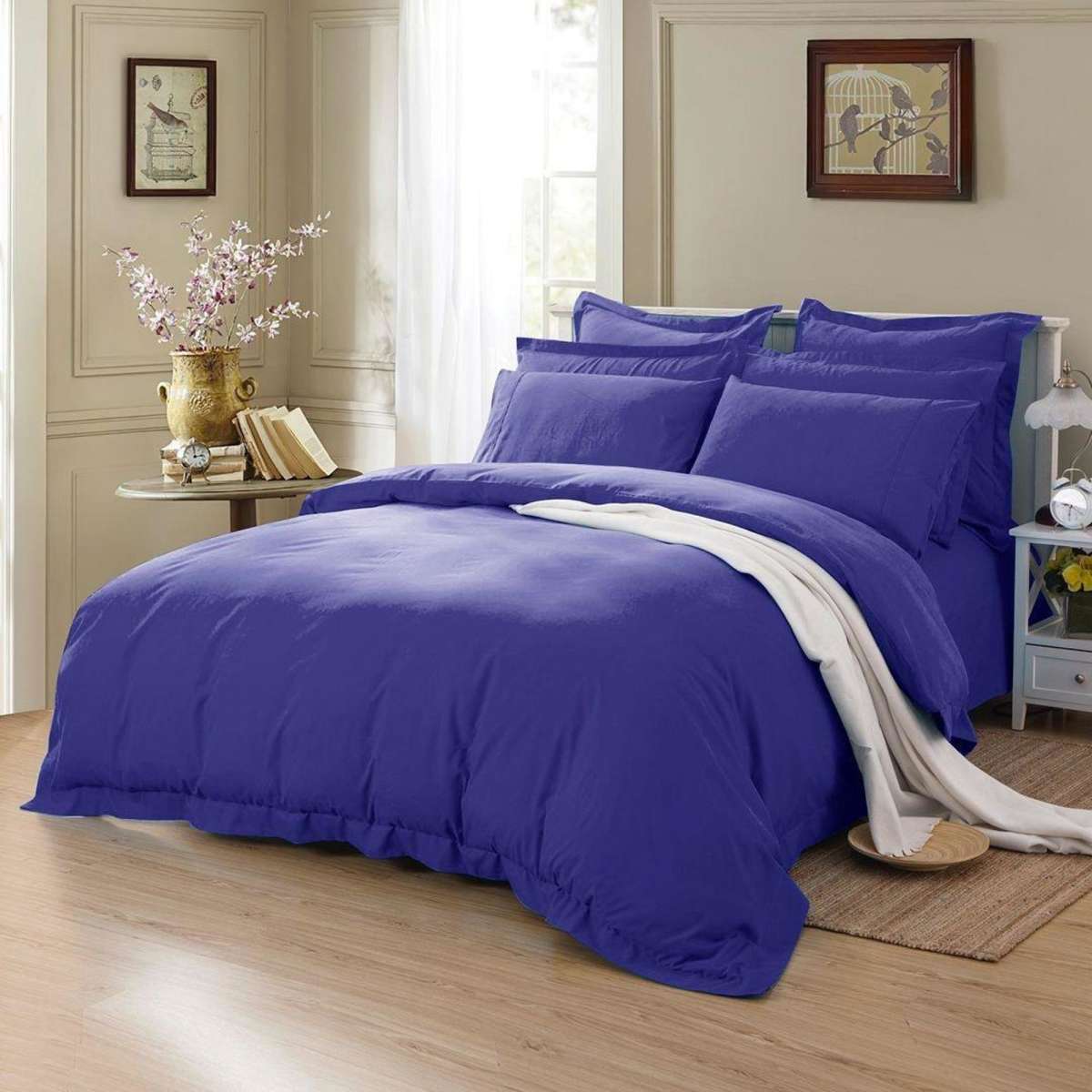Fabric Fantastic 1000TC Tailored King Size Royal Blue Duvet Doona Quilt