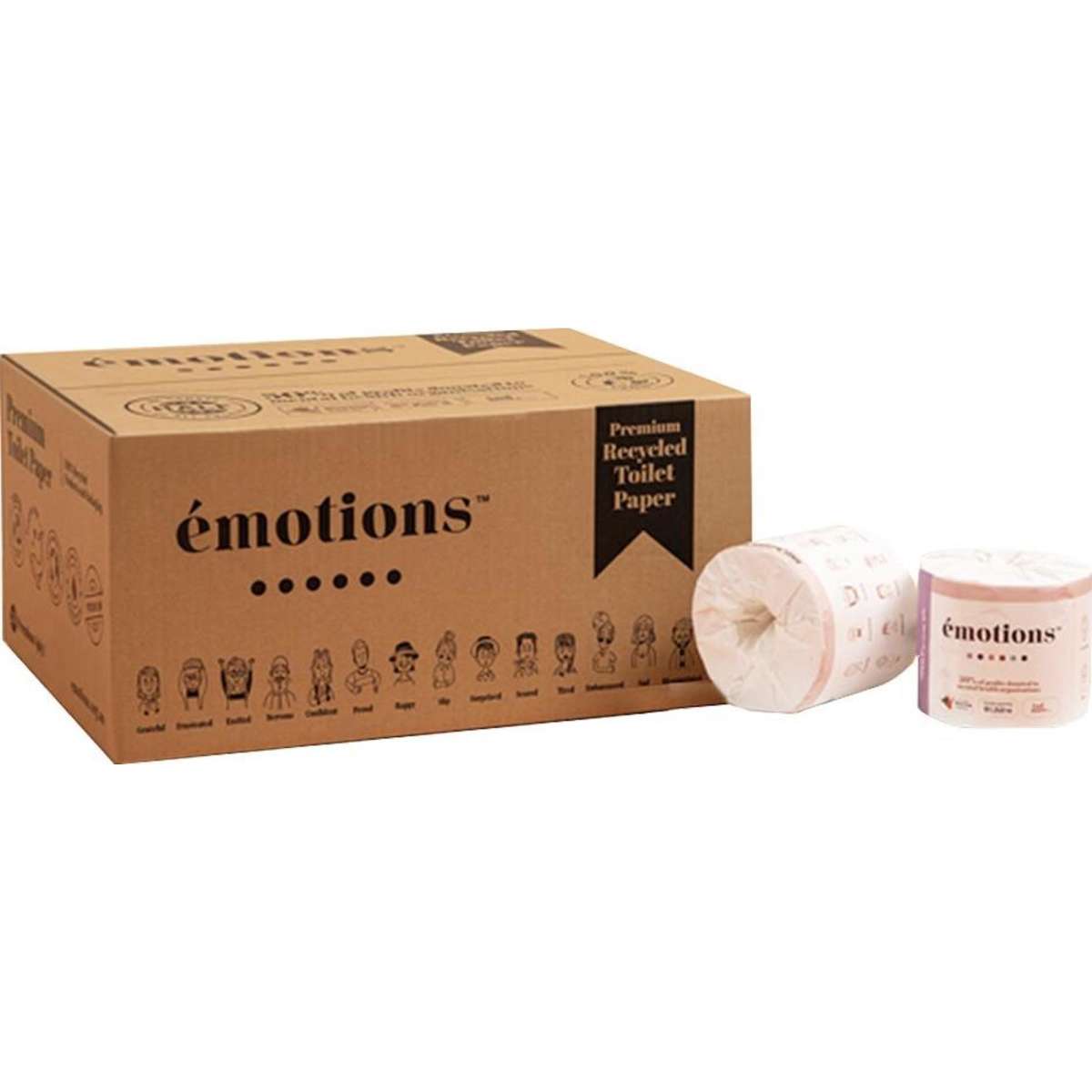 Emotions Premium 100 Recycled Toilet Paper 4ply 24PK Woolworths
