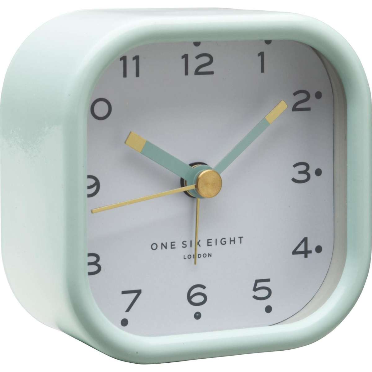 One Six Eight London Lisa Sage Green Alarm Clock Woolworths