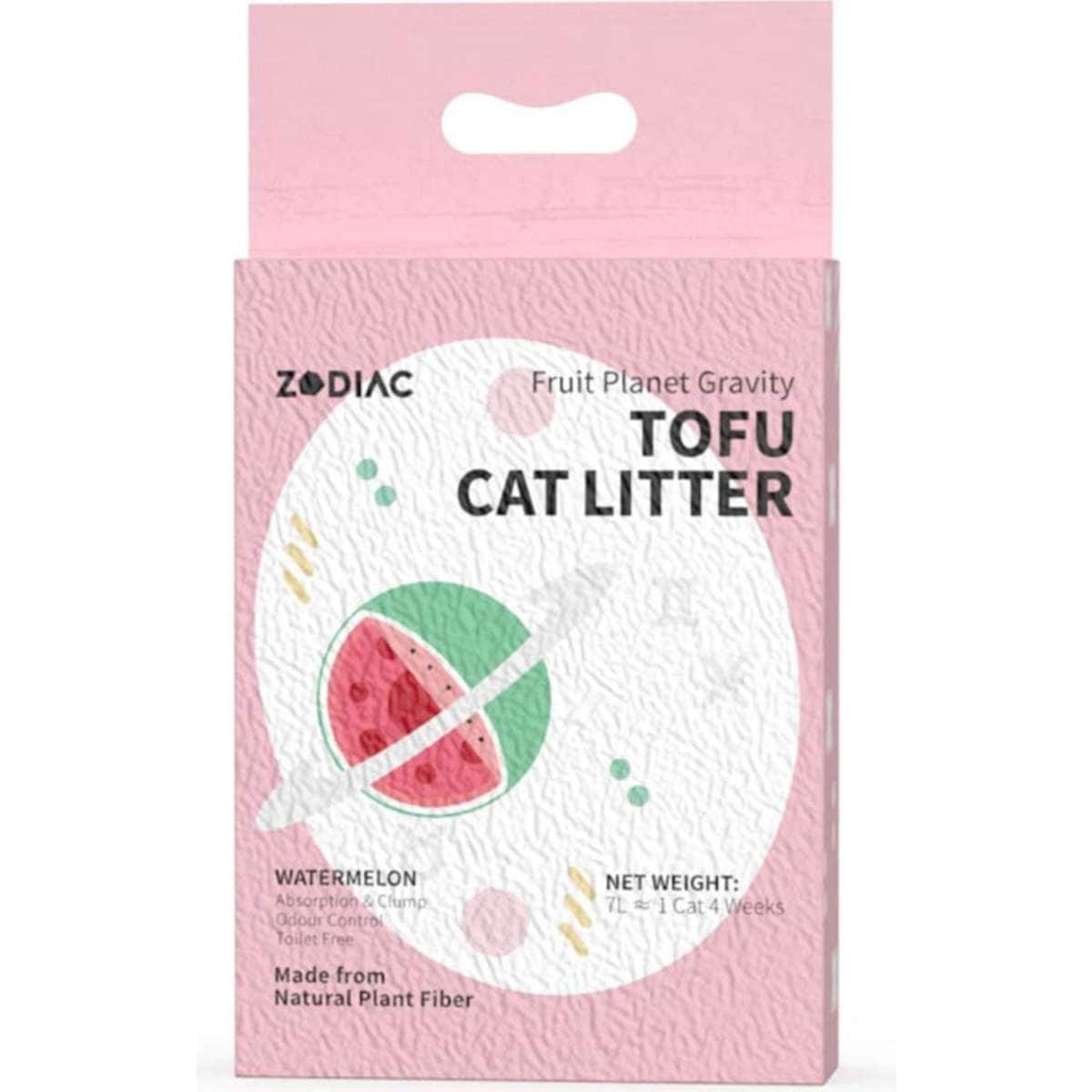 Zodiac 7L Fruity Tofu Cat Litter Watermelon Woolworths