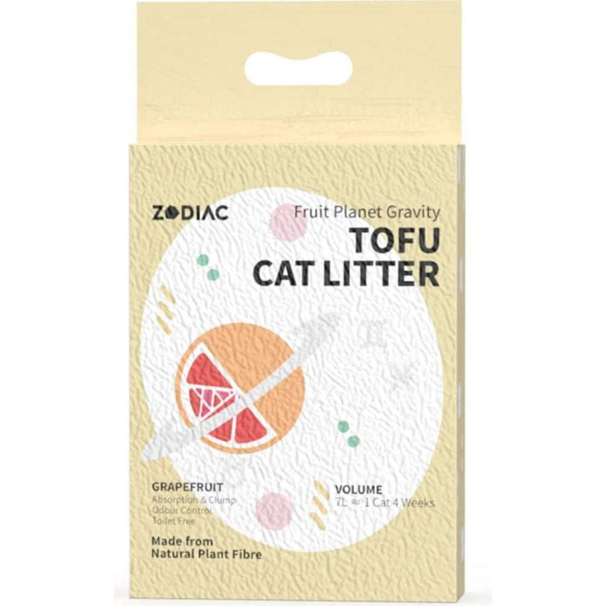 Zodiac 7L Fruity Tofu Cat Litter Grapefruit Woolworths