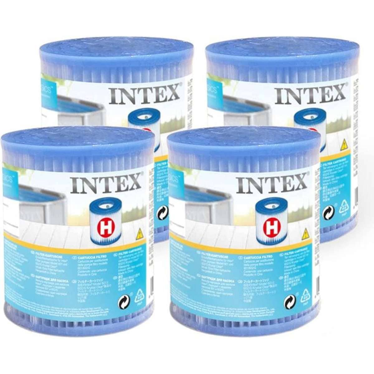 Intex Easy Clean Pool Filter Cartridge H 4PK Woolworths