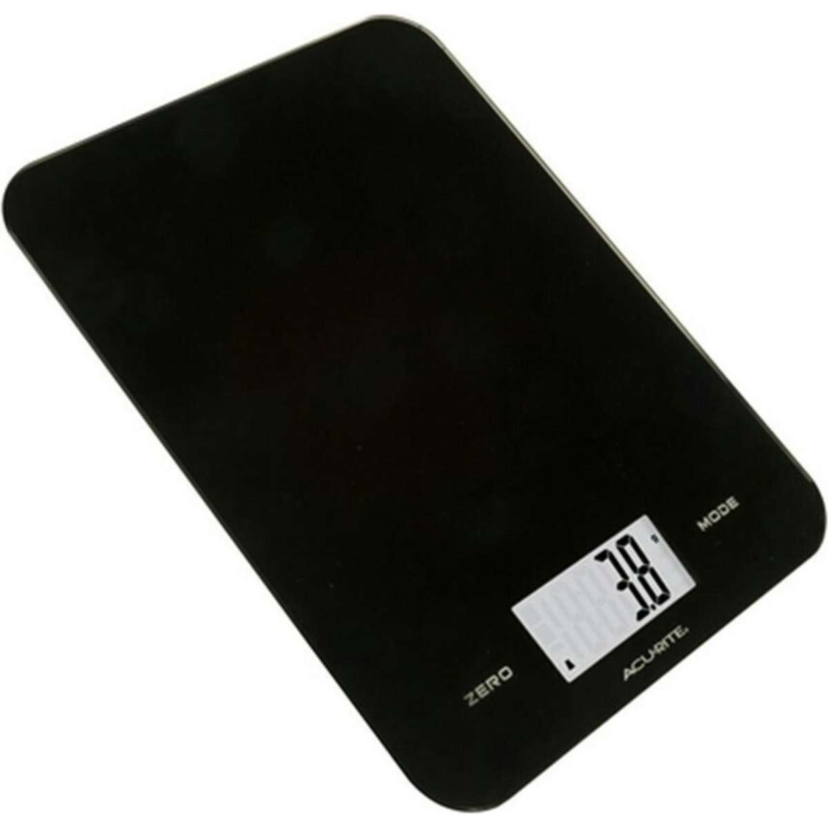 Acurite Large Slim Line Digital Scale 1g/8kg Black Woolworths