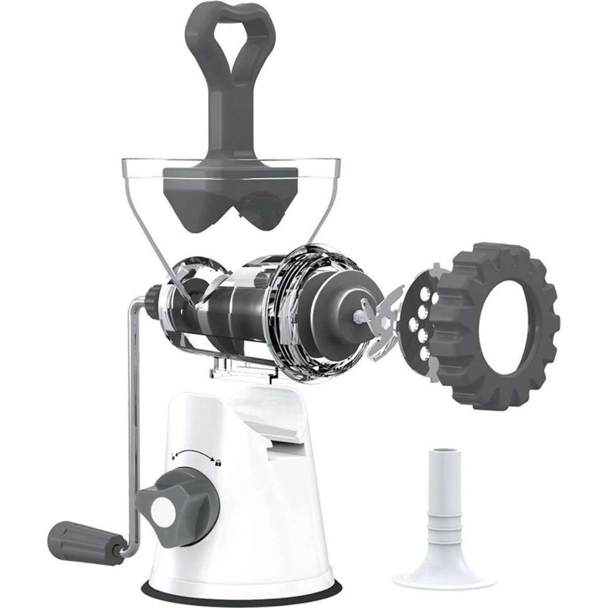 Appetito Manual Meat Mincer/Chopper w/ 2x Cutting Plates Woolworths