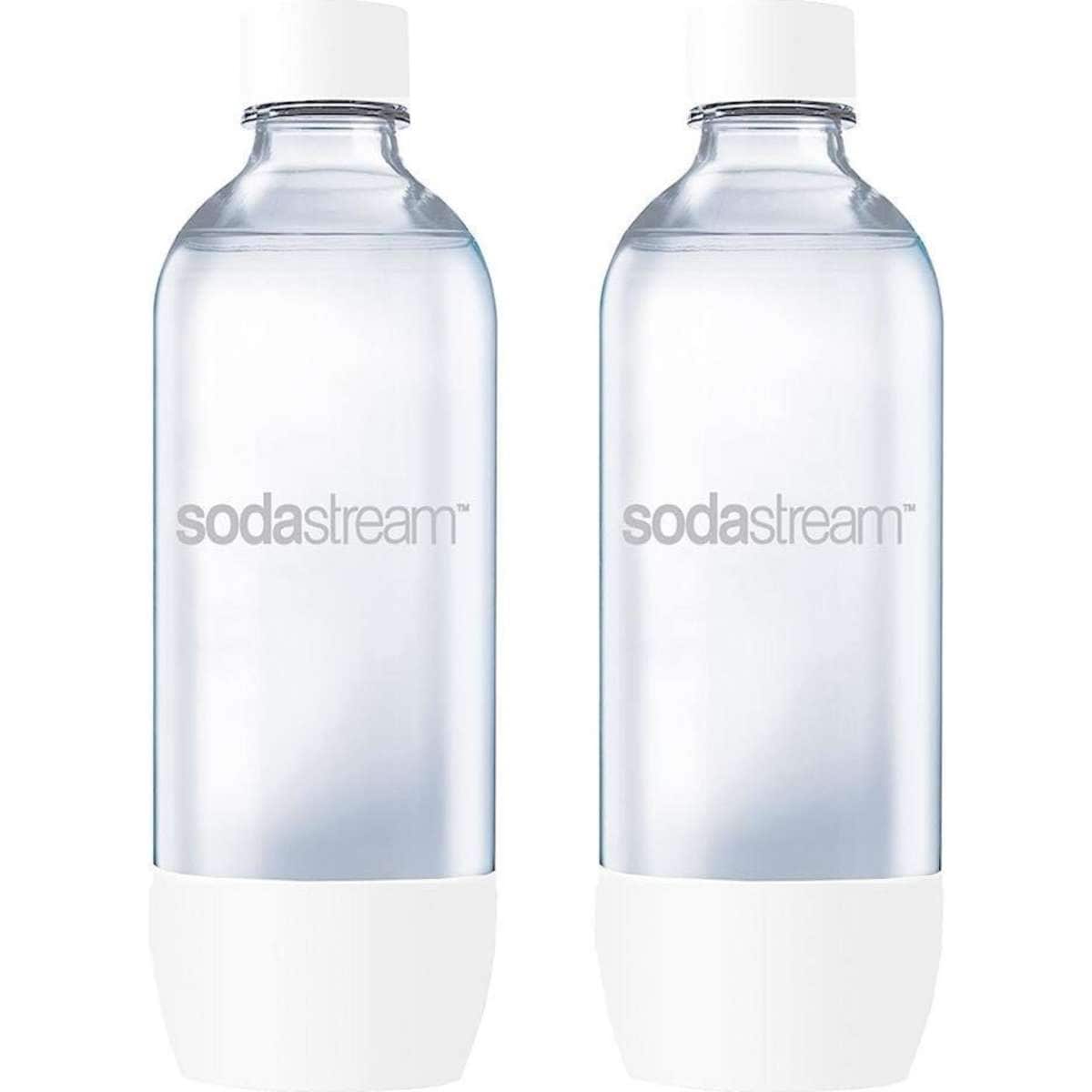 Sodastream Carbonating Bottles White 1L 2pc Woolworths