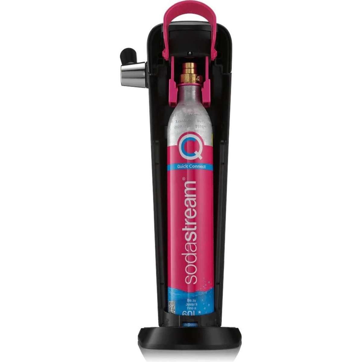 SodaStream Art Sparkling Water Soda Maker Black 60L w/1L Plastic Bottle